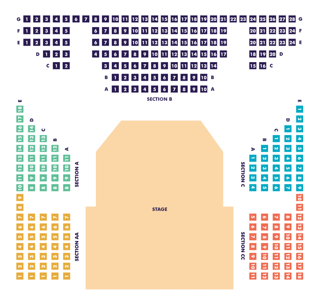 hippodrome theatre seating chart