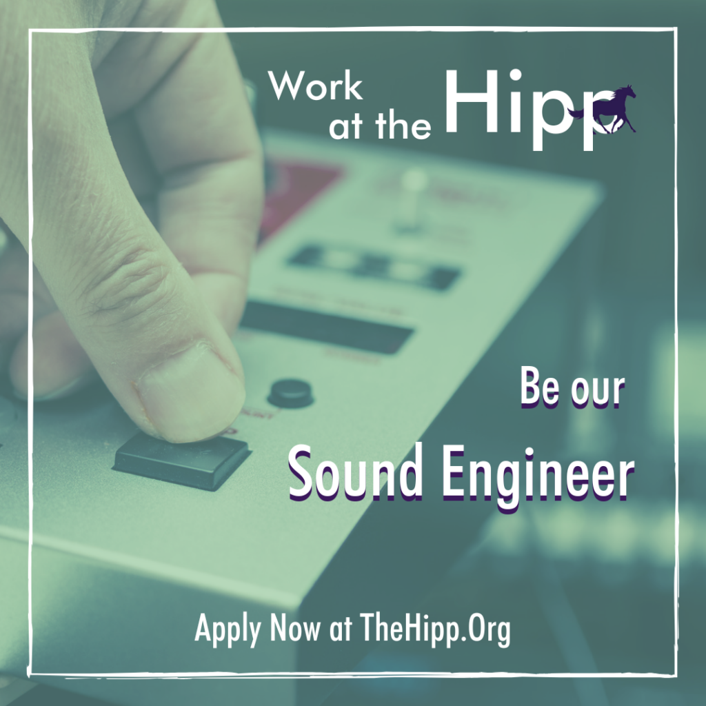 Now Hiring Sound Engineer